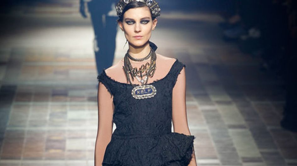 Nicht ohne große Kette! Lanvin zeigt neue Kollektion in Paris