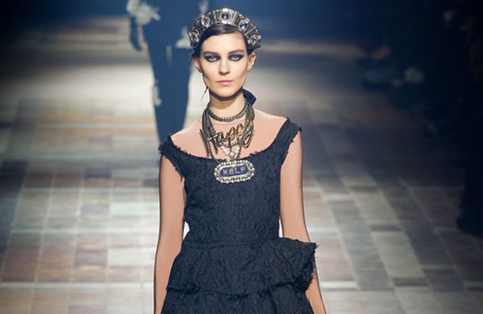 Nicht ohne große Kette! Lanvin zeigt neue Kollektion in Paris