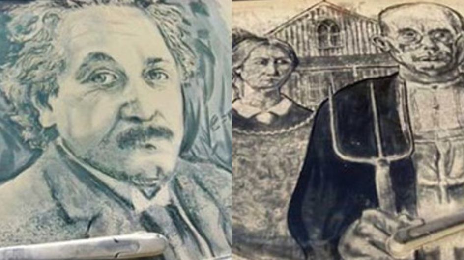 Cuando el polvo en los coches se transforma en obras de arte