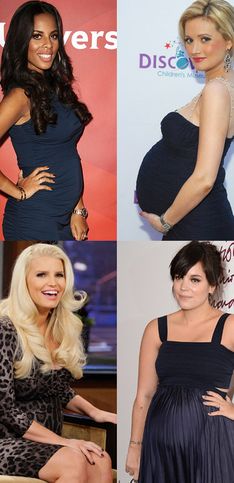 Pregnant celebrities and celebrity babies 2013