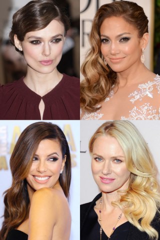Celebrities with wavy hair