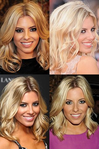 Mollie King Hair Blonde Bombshell Waves Photo Album Sofeminine