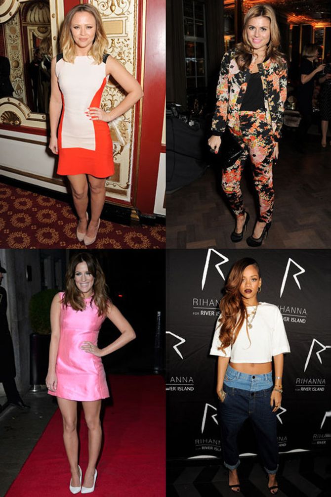 The celebrities in love with high street fashion