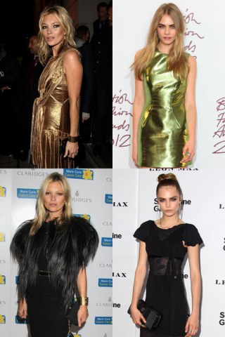 Kate Moss vs Cara Delevingne: Model style