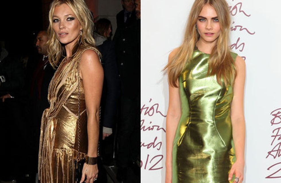 Kate Moss vs Cara Delevingne: Model style