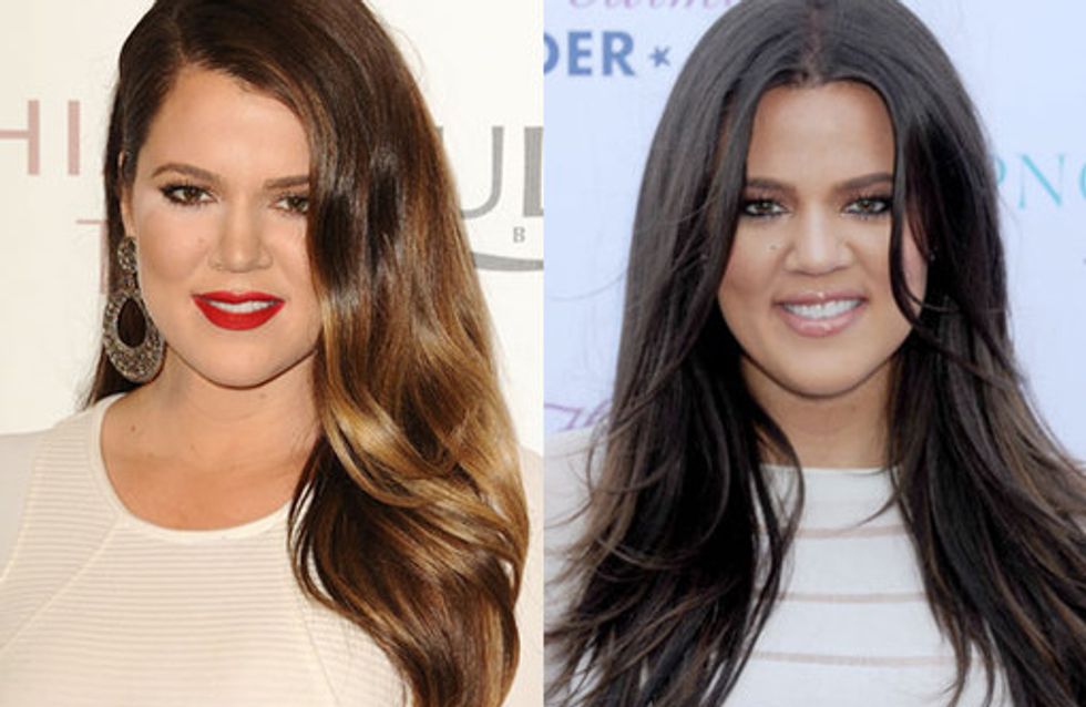 Khloe Kardashian hair: Long sleek locks