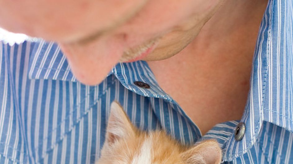 Hot men with cute animals