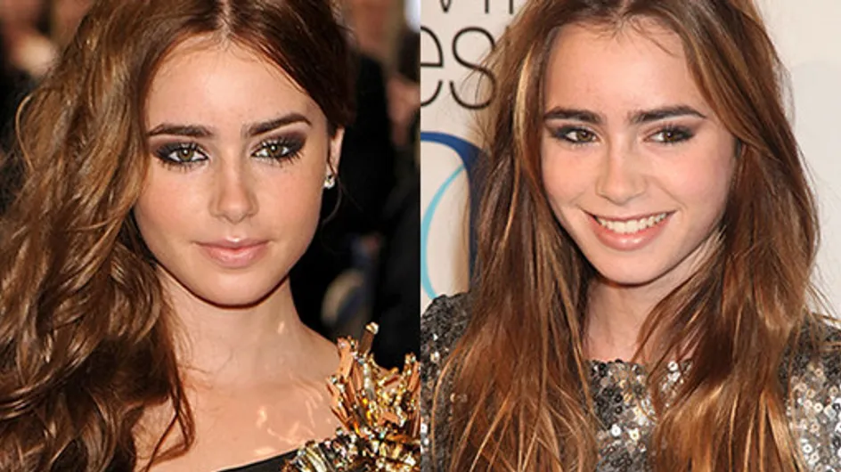 Lily Collins hair style history