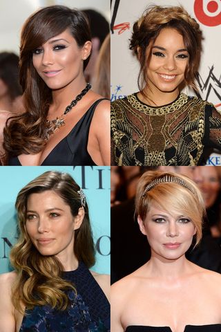 Hairstyles For Growing Out Hair Celebrity Inspiration Photo