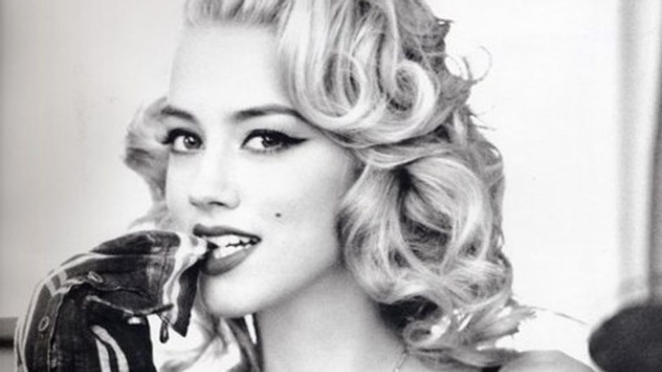 Amber Heard, novia de Johnny Depp, y su lado pin-up