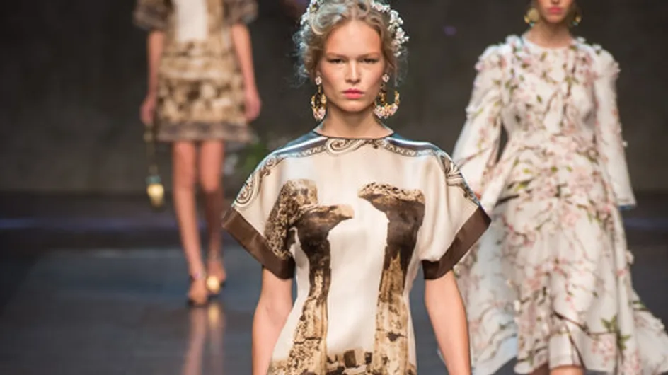 La antigua Grecia se adueña del desfile de Dolce &amp; Gabbana
