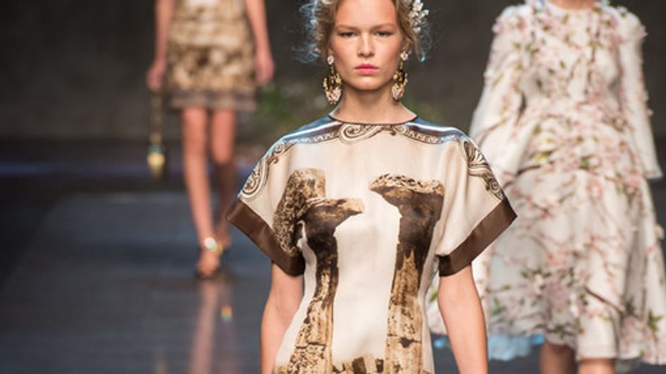 Wandelnde Goldschätze! Dolce & Gabbana zeigt prachtvolle Kollektion