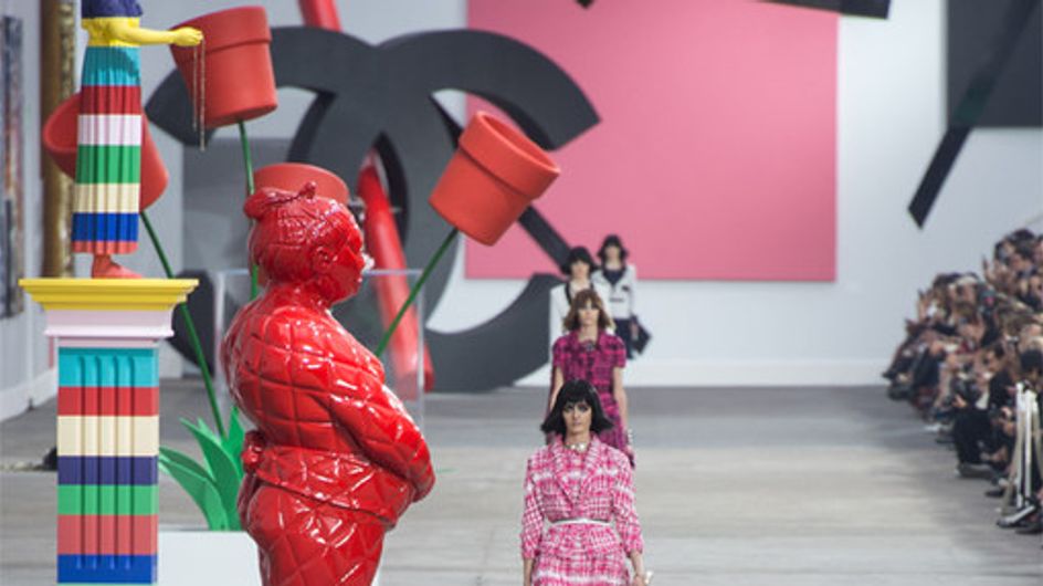 Chanel in Paris: Karl Lagerfeld mixt Mode mit Kunst!