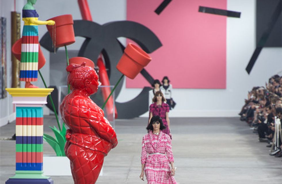 Chanel in Paris: Karl Lagerfeld mixt Mode mit Kunst!