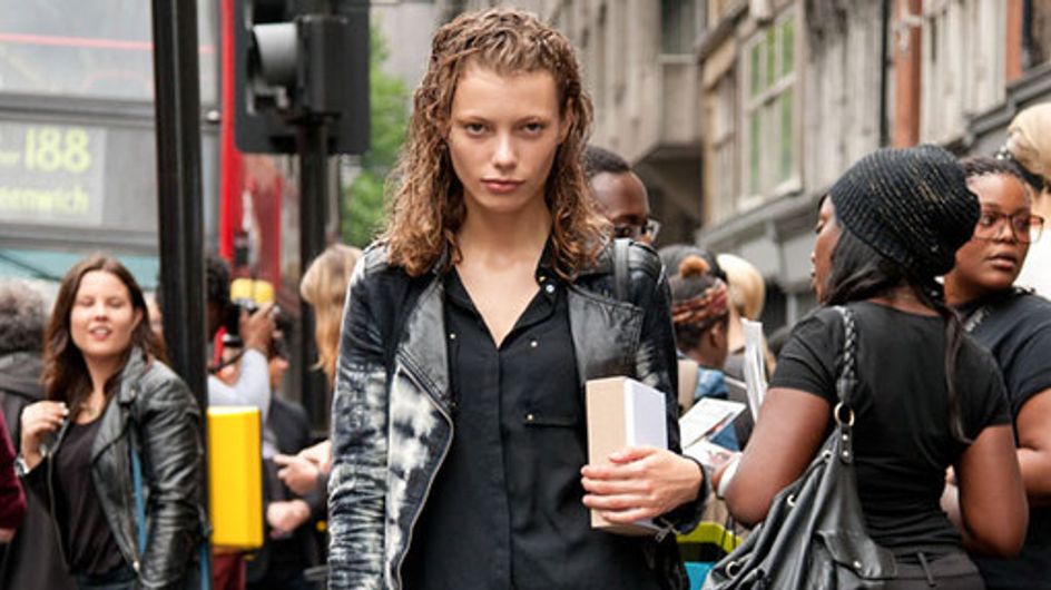 Model-Streetstyle: Nicht ohne meine Bikerjacke!