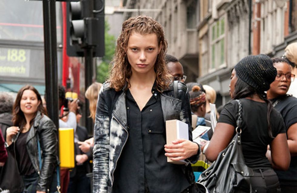 Model-Streetstyle: Nicht ohne meine Bikerjacke!