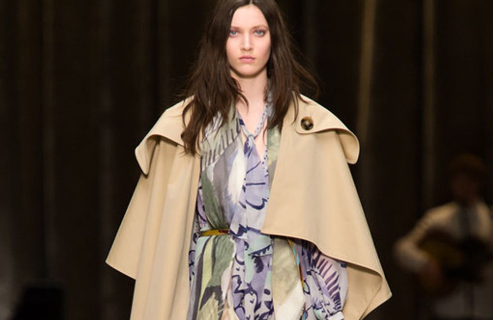 Es gibt eine neue It-Bag! Burberry Prorsum auf der London Fashion Week