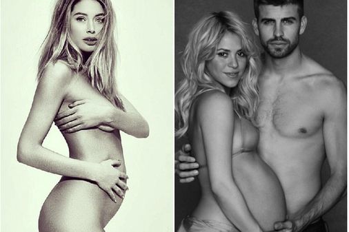 Grávidas famosas | Doutzen Kroes e Shakira