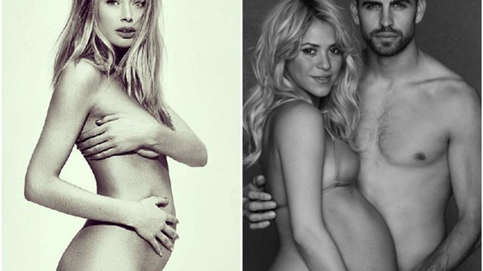 Barriga de grávida das famosas
