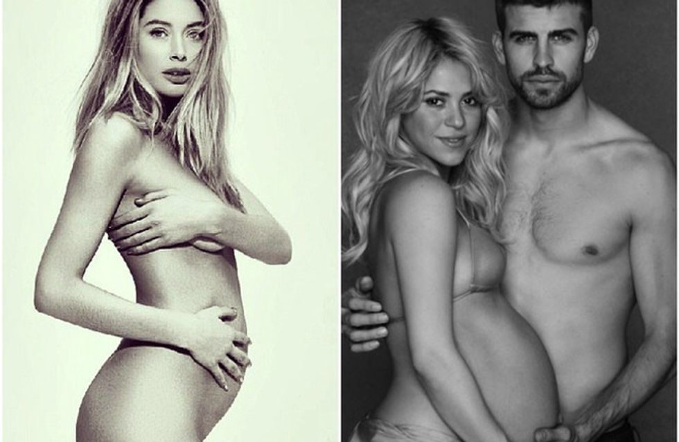 Barriga de grávida das famosas