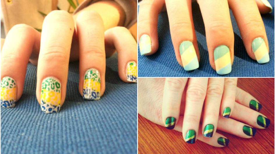 Unhas decoradas para a Copa: inspirações para torcer para o Brasil