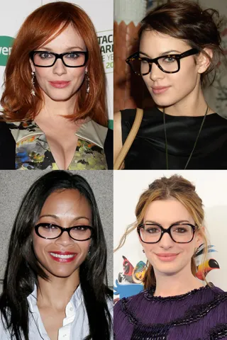 Amado En cualquier momento Colonial Las celebrities demuestran que las chicas con gafas son sexys