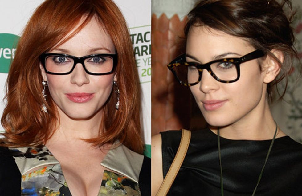 Las celebrities demuestran que las chicas con gafas son sexys