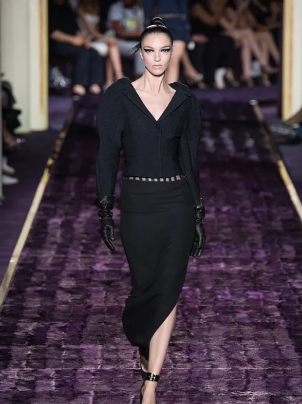 Modeshow Versace Haute Couture Herfst-Winter 2014/2015 Parijs