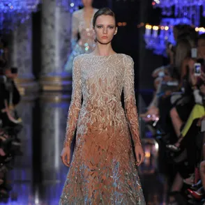Modeshow Elie Saab Haute Couture Herfst-Winter 2014/2015 Parijs