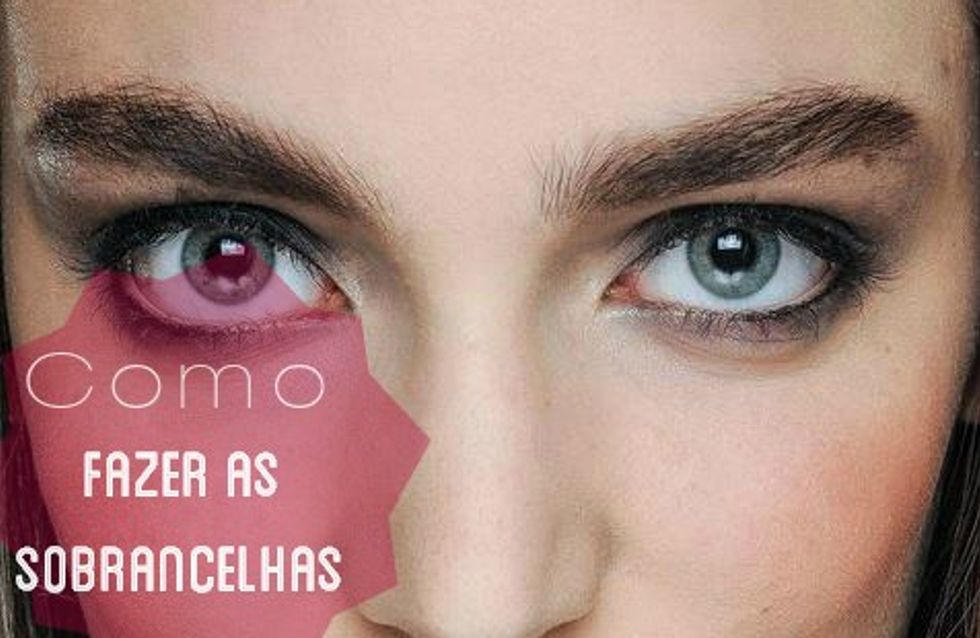 Aprenda a fazer as sobrancelhas em casa