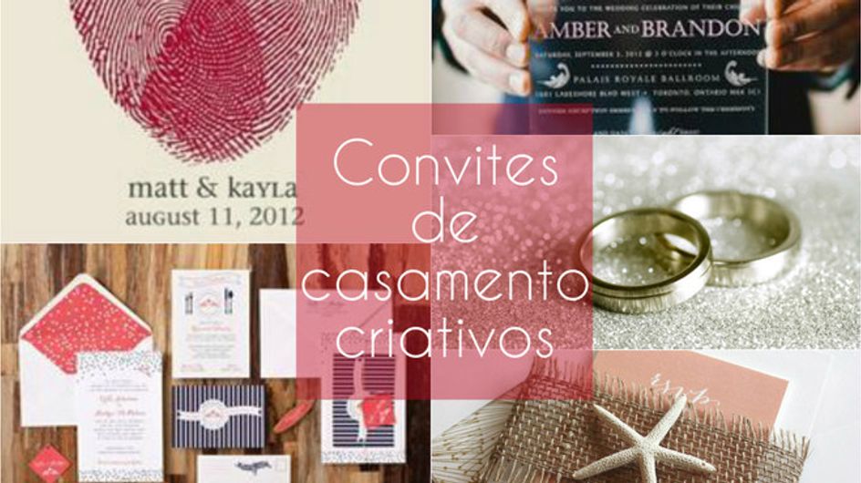 Convites de casamento diferentes