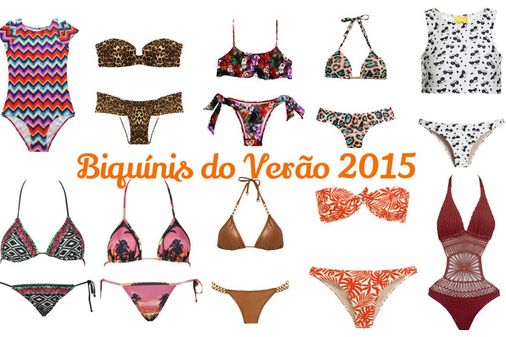 Moda Praia: Biquínis do Verão 2015