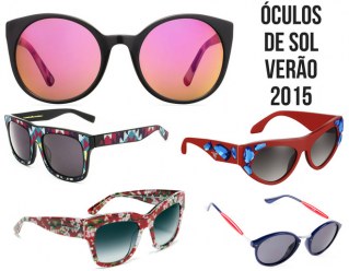 Os óculos de sol da temporada Verão 2015