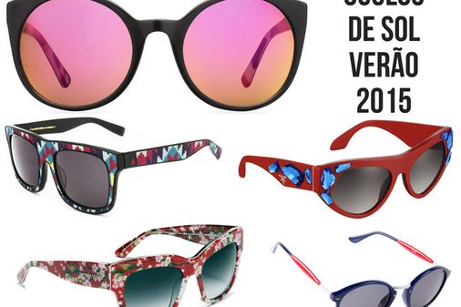 Os óculos de sol da temporada Verão 2015