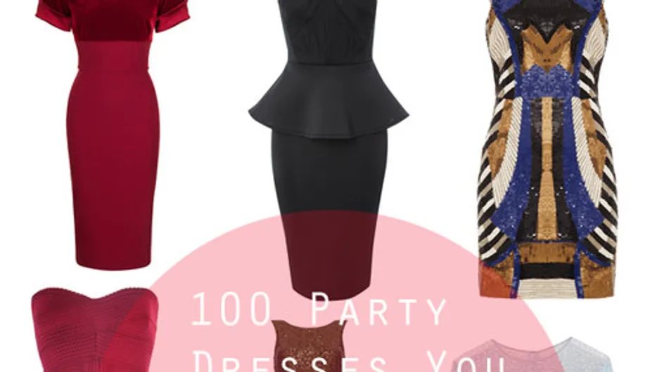 100 Party Dresses You Will Need To Dazzle This Party Season.