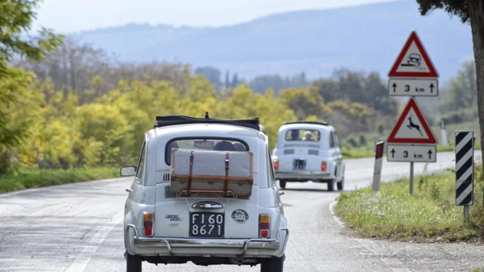 Un viaje a la Toscana en coche antiguo