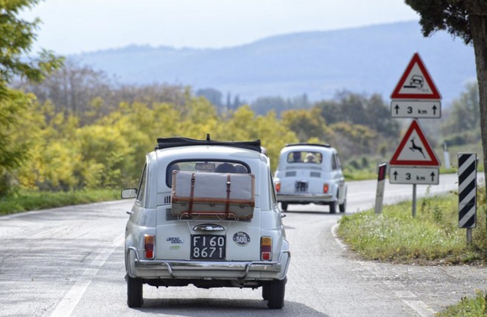 Un viaje a la Toscana en coche antiguo