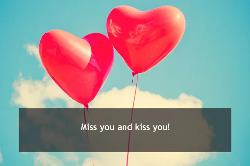 Miss you, kiss you: Liebeserklärung per SMS
