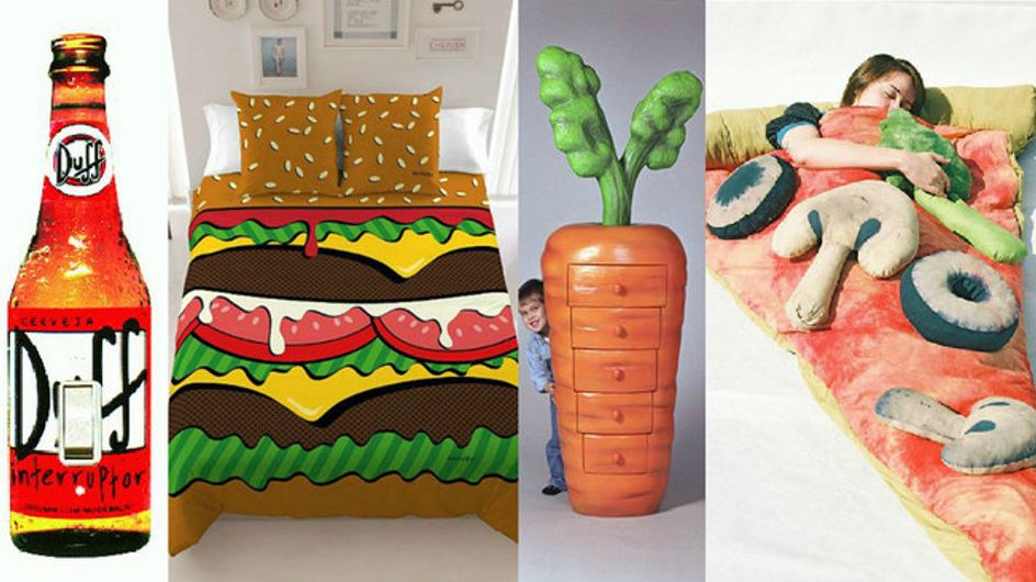 Objetos em forma de comida