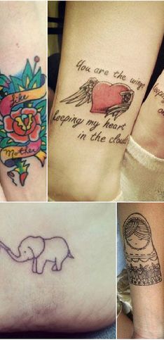 Tatuagens para mães e filhas