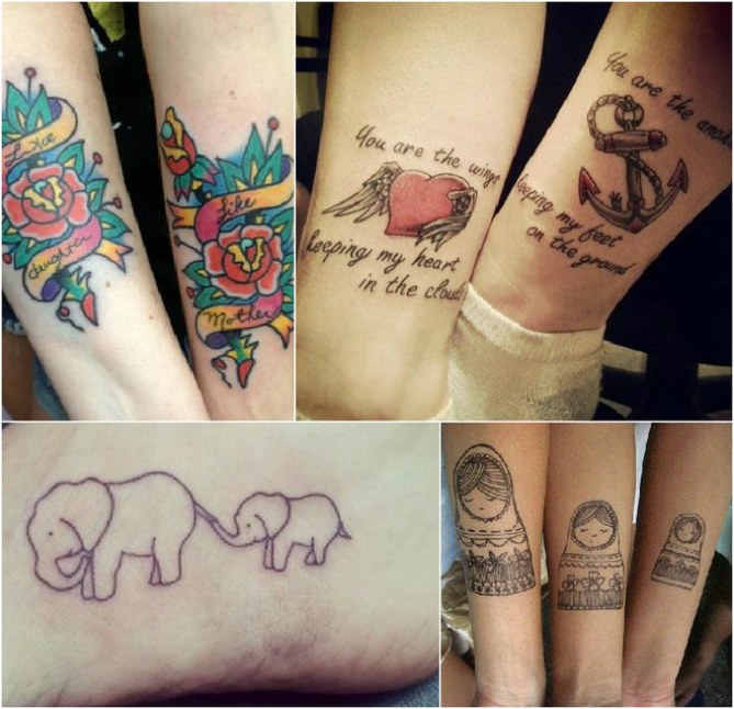 Amor declarado: tatuagens para mães e filhas