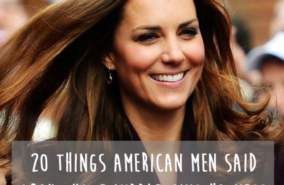 20 Things American Men Said About Kate Middleton's Hotness