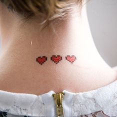 Tatuajes con efecto pixelado