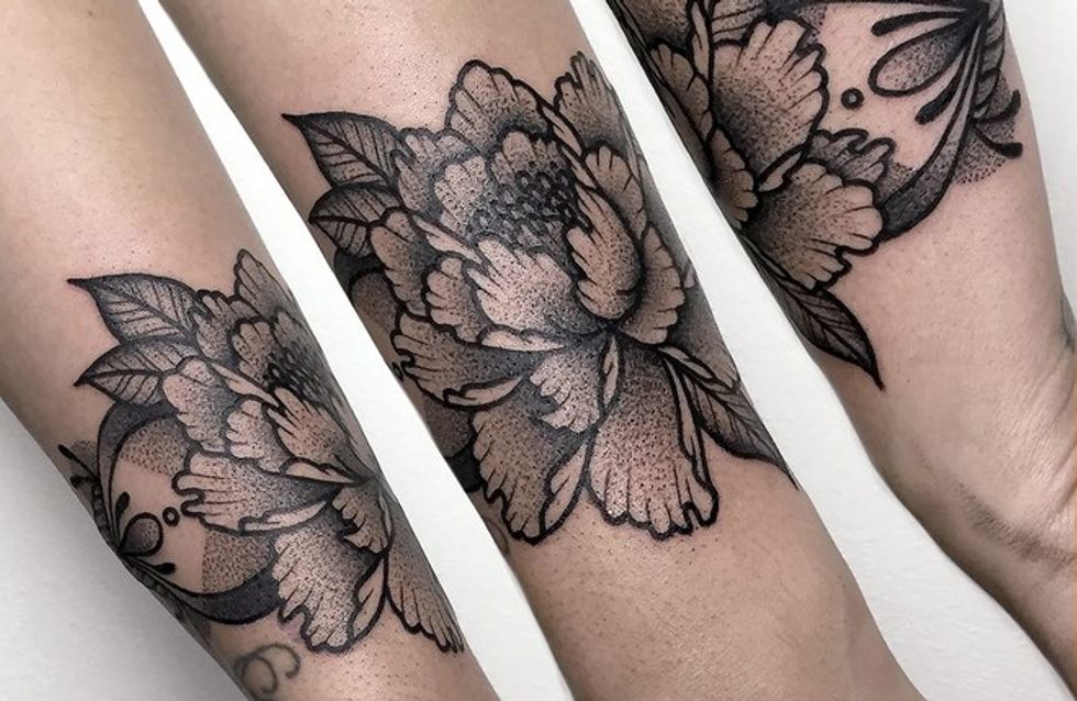 Tatuagem em pontilhismo