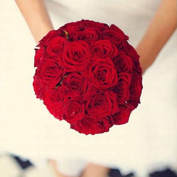 Bouquet de roses : 30 jolis bouquets de mariée repérés sur Pinterest