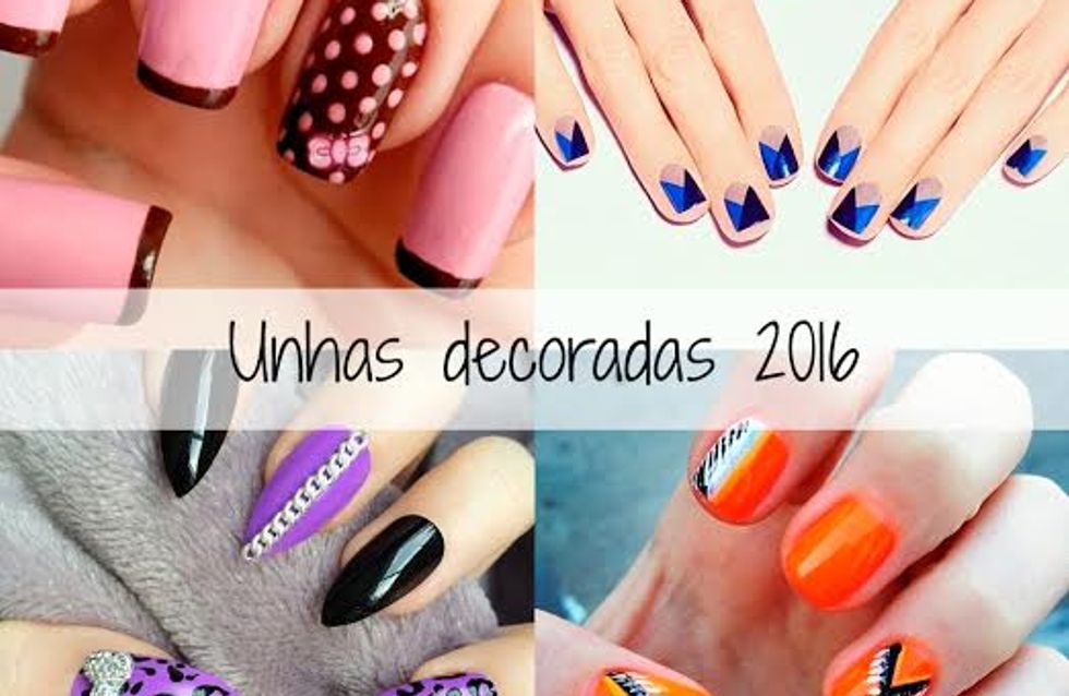 Unhas decoradas 2016: temos ideias de sobra para você!