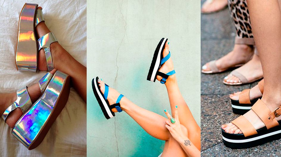 Sandália flatform: você vai querer ter uma!