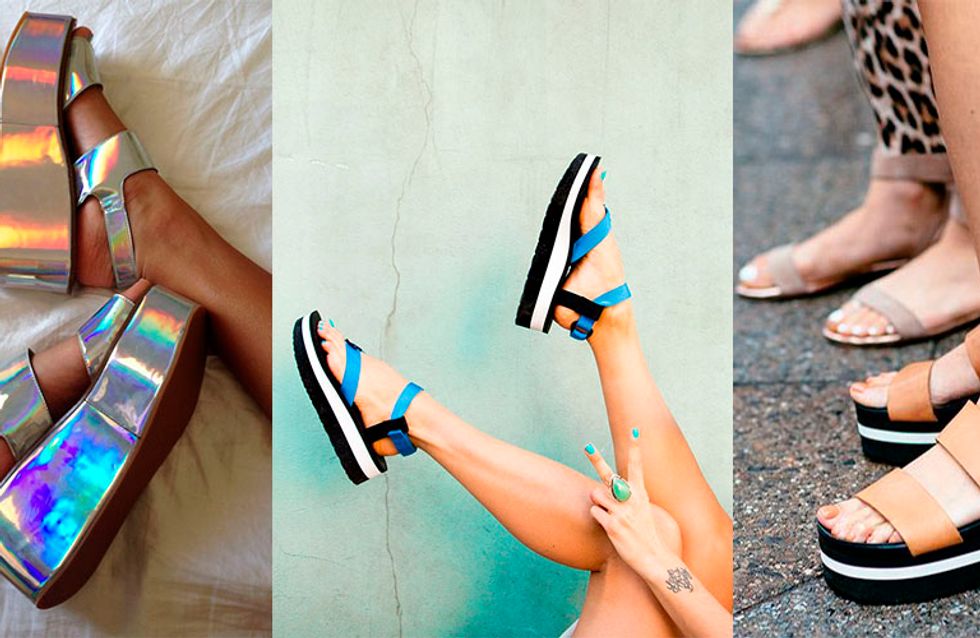 Sandália flatform: você vai querer ter uma!
