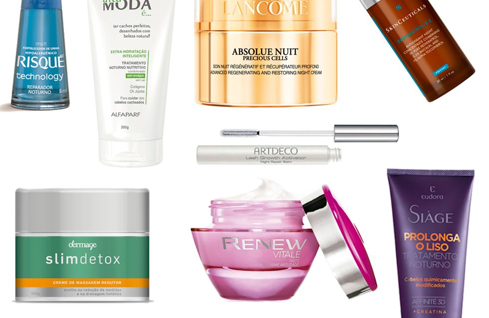 Tratamento noturno: +40 produtos de beleza que agem durante o sono