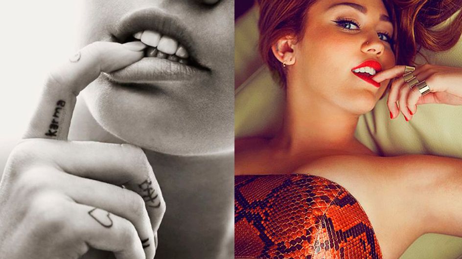 Tatuagens delicadas das famosas